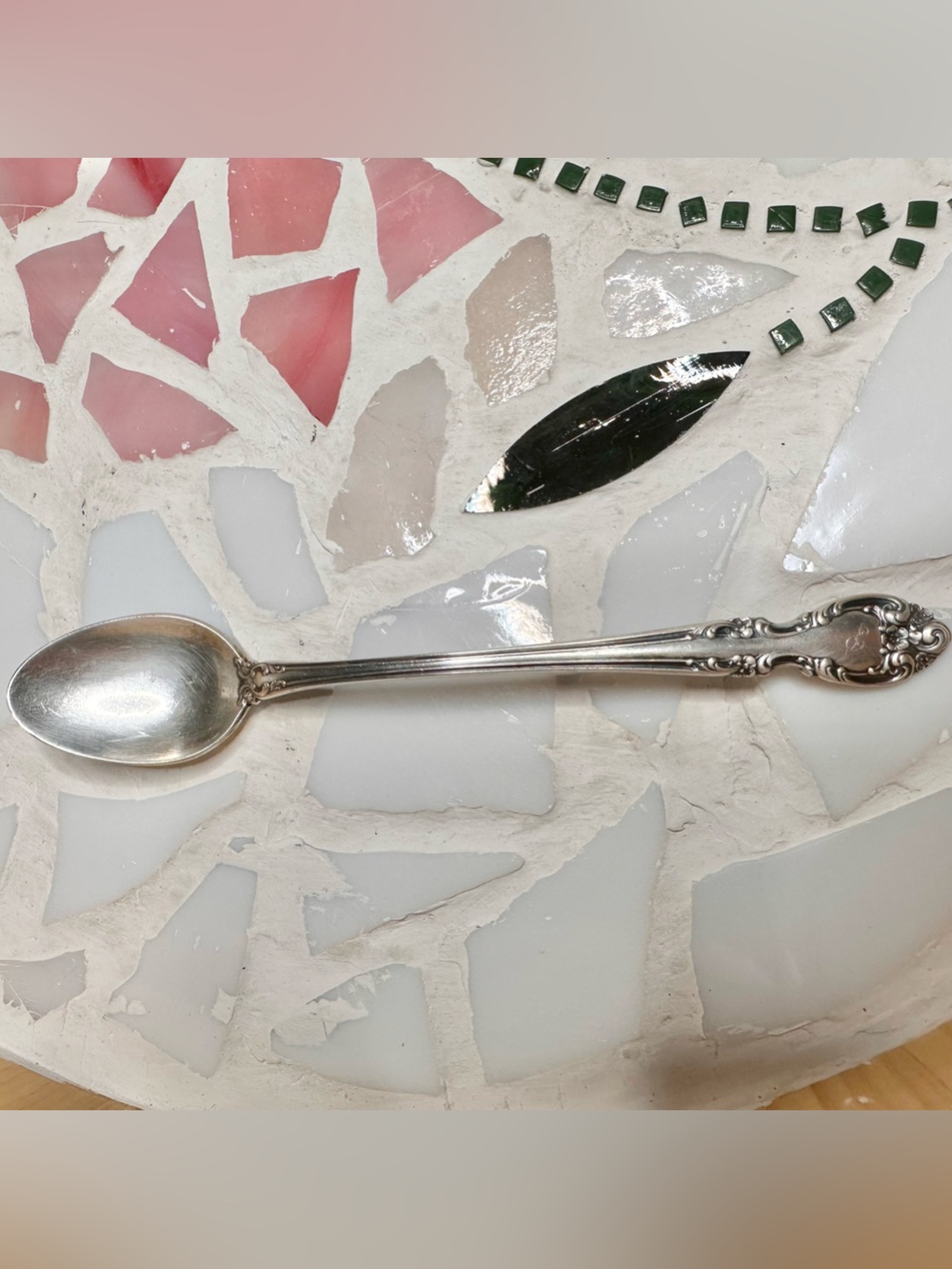 Melrose By Gorham Sterling Silver Iced Tea Spoon 5 7/8" - 21. Grams Monogram P